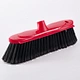 Colorful Plastic Broom Head With Tpr Protecting Rubber Soft Head Broom